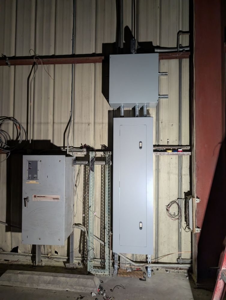 Commercial panel and disconnect