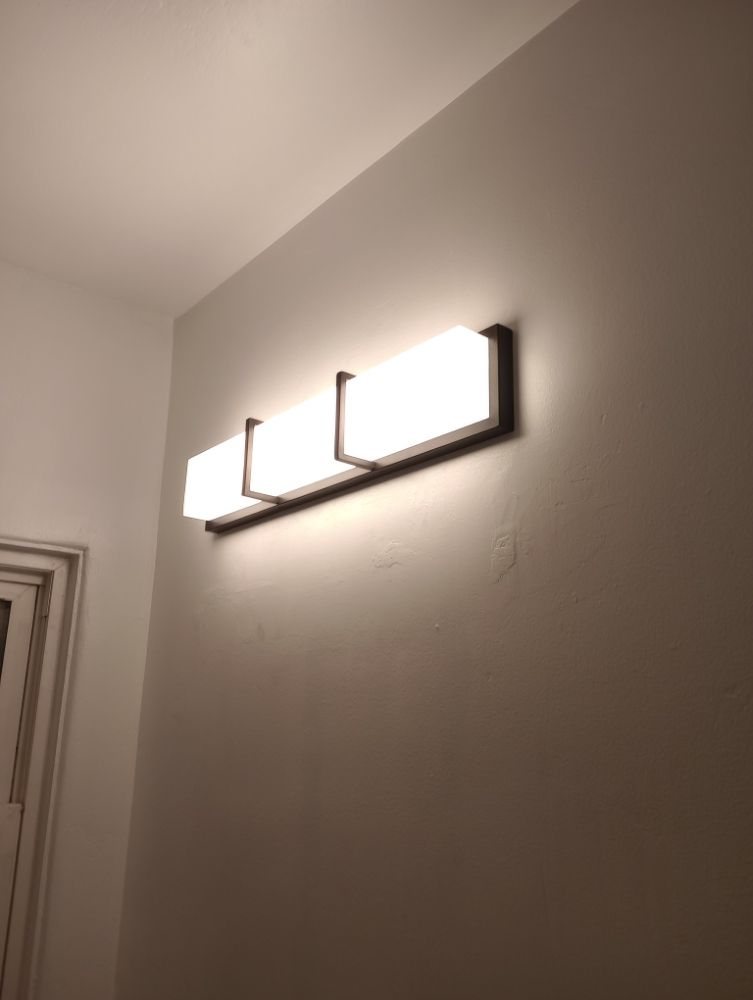 A new three-light vanity fixture