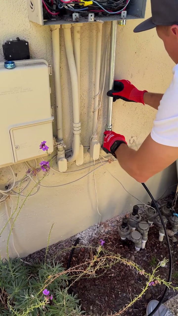 Exterior service and meter work